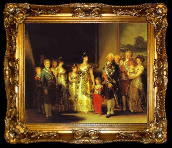 framed  Francisco Jose de Goya Charles IV and His Family, ta009-2